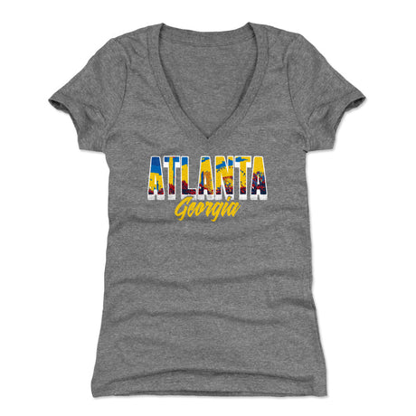 Atlanta Women's V-Neck T-Shirt | 500 LEVEL