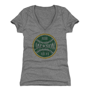 Reggie Jackson Women's V-Neck T-Shirt | 500 LEVEL
