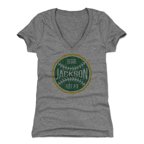 Reggie Jackson Women's V-Neck T-Shirt | 500 LEVEL
