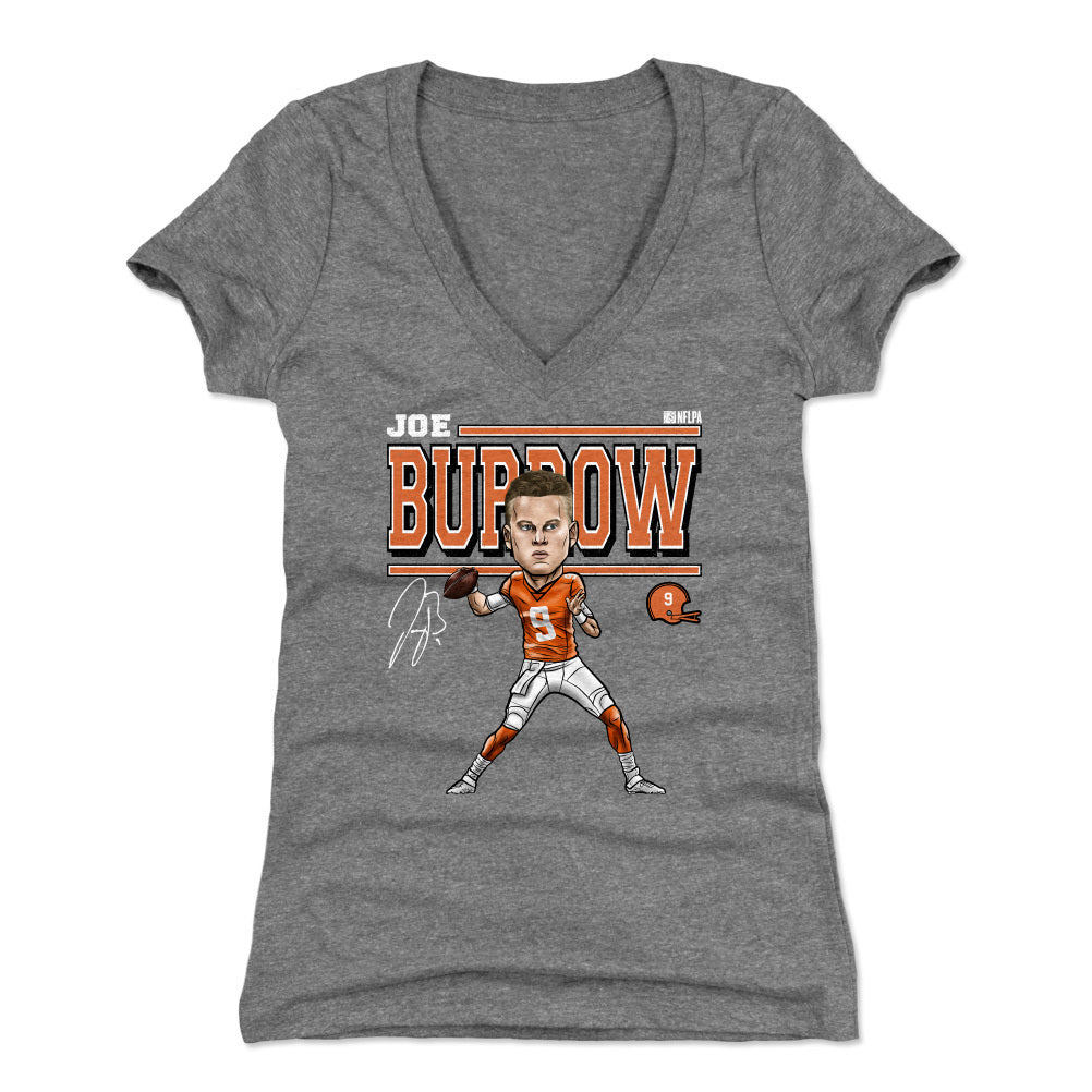 Joe Burrow Women's T-Shirt  Cincinnati Football Women's V-Neck T