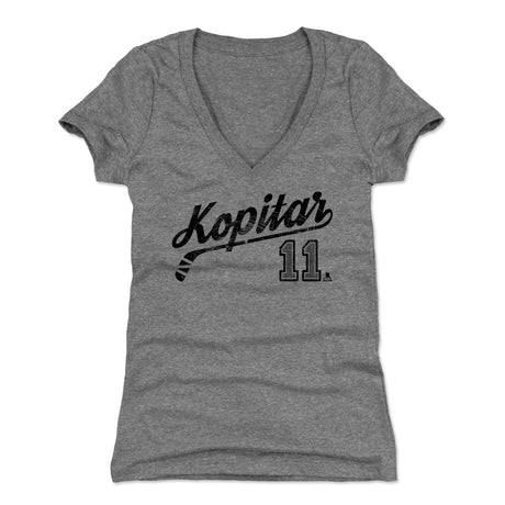 Anze Kopitar Women's V-Neck T-Shirt | 500 LEVEL
