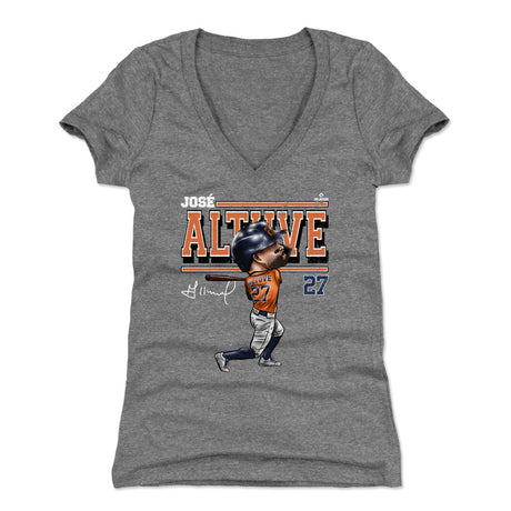 Jose Altuve Women's V-Neck T-Shirt | 500 LEVEL