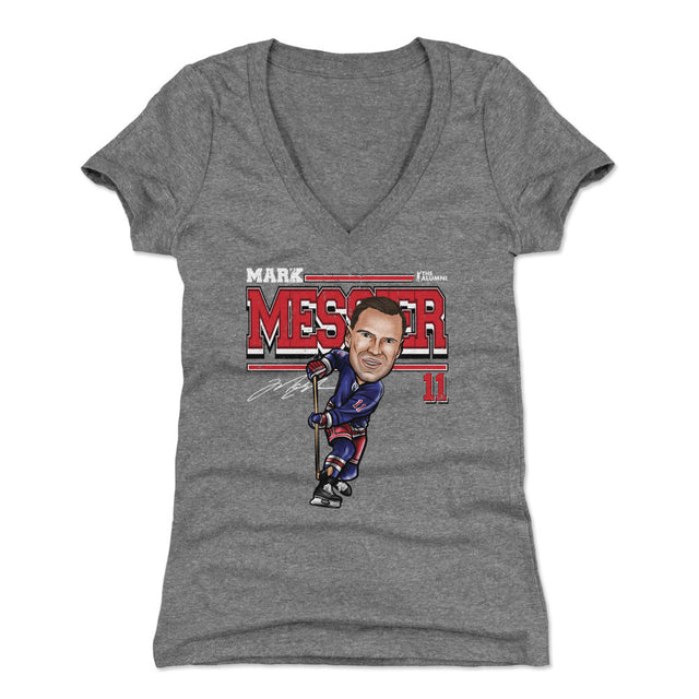 Mark Messier Women's V-Neck T-Shirt | 500 LEVEL