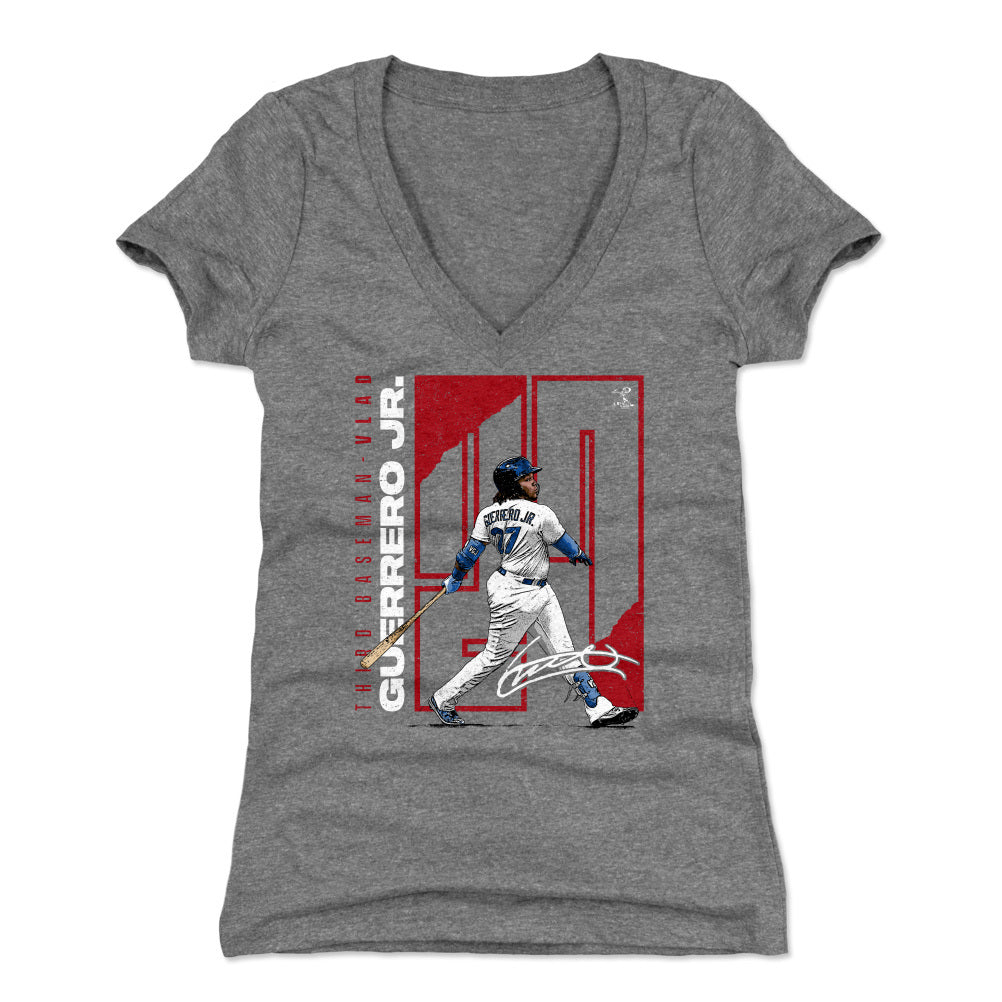 Vladimir Guerrero Jr. Women's V-Neck T-Shirt | 500 LEVEL
