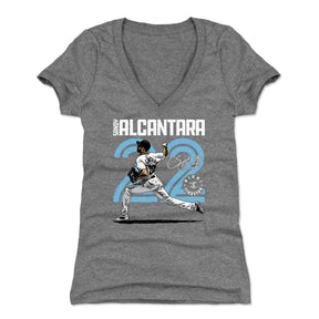 Sandy Alcantara Women's V-Neck T-Shirt | 500 LEVEL