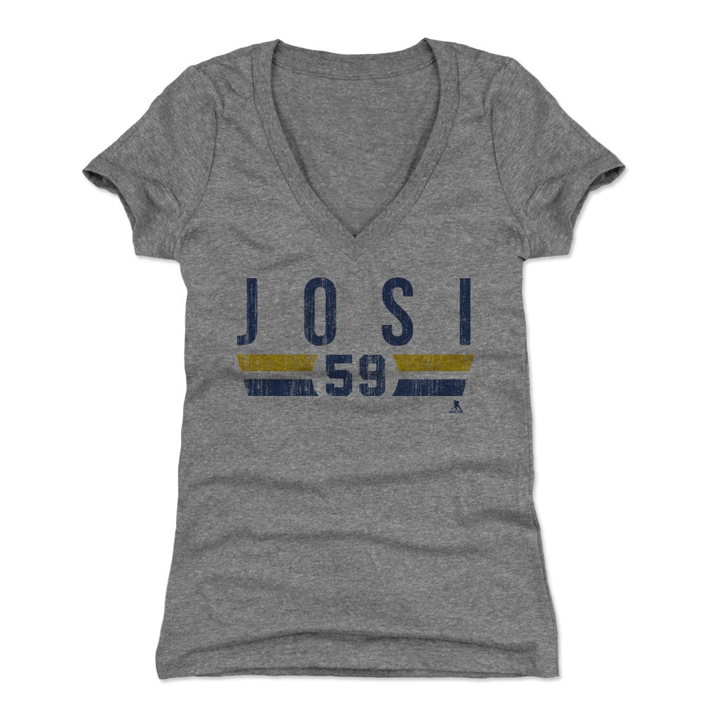 Roman Josi Women's V-Neck T-Shirt | 500 LEVEL