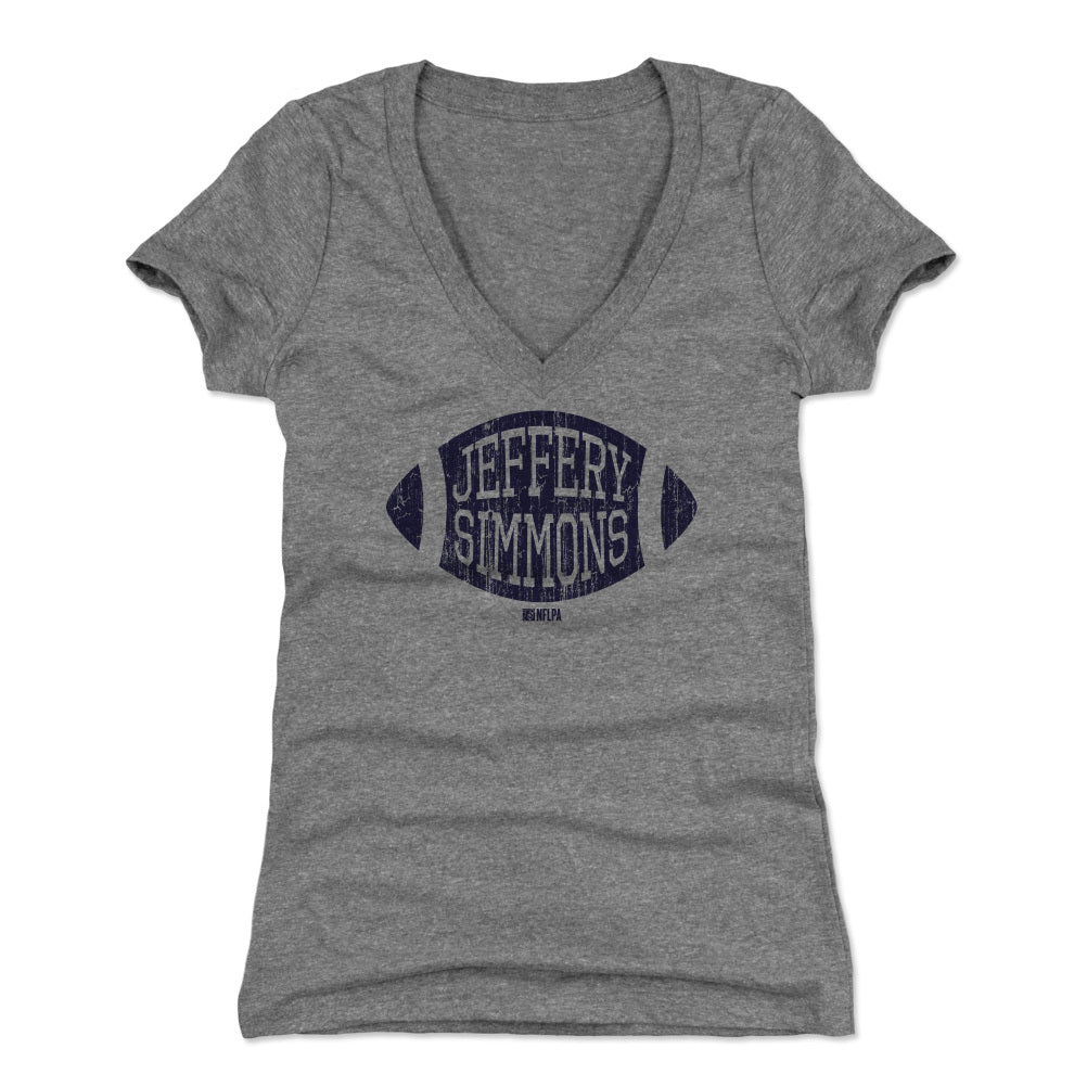 Jeffery Simmons Women's V-Neck T-Shirt | 500 LEVEL