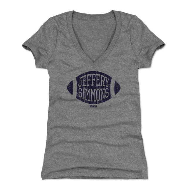 Jeffery Simmons Women's V-Neck T-Shirt | 500 LEVEL