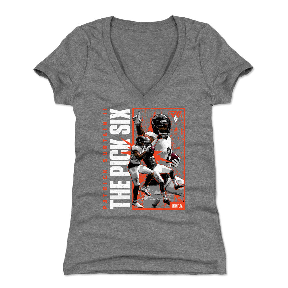 Patrick Surtain II Women's V-Neck T-Shirt | 500 LEVEL