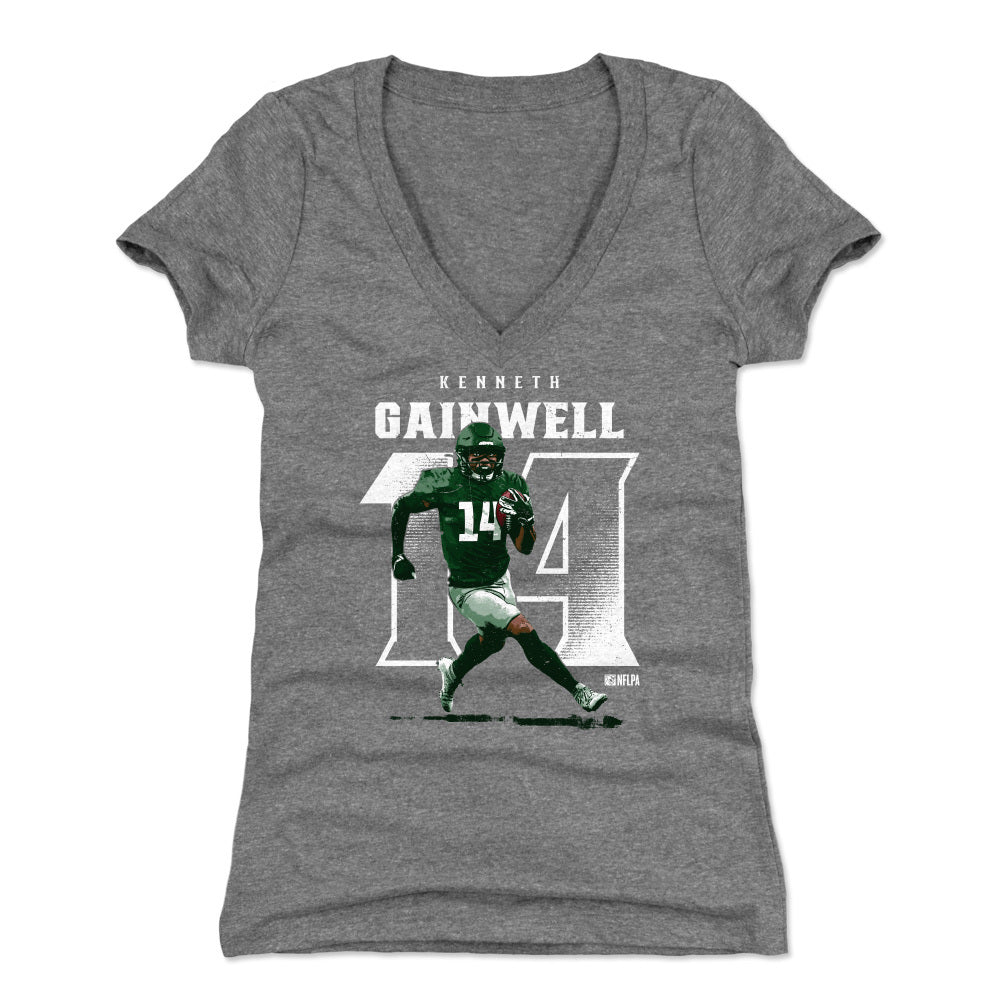 Kenneth Gainwell Women&#39;s V-Neck T-Shirt | 500 LEVEL