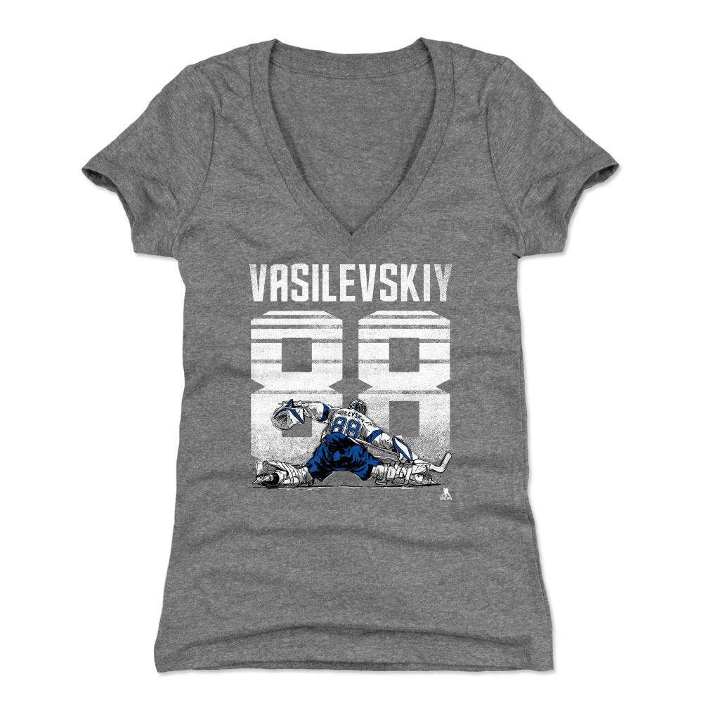 Andrei Vasilevskiy Women's V-Neck T-Shirt | 500 LEVEL