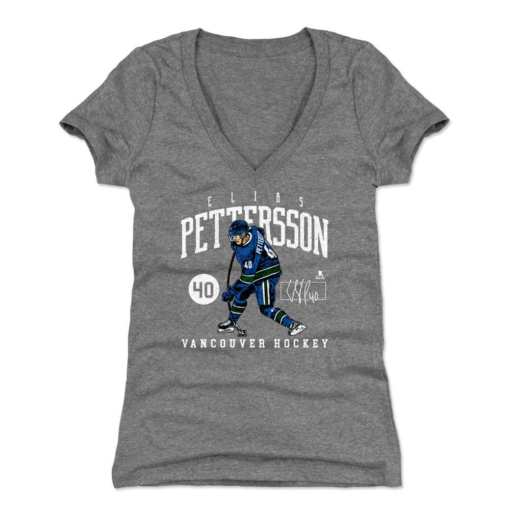 Elias Pettersson Women's V-Neck T-Shirt | 500 LEVEL