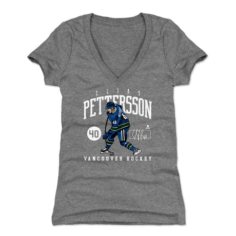 Elias Pettersson Women's V-Neck T-Shirt | 500 LEVEL