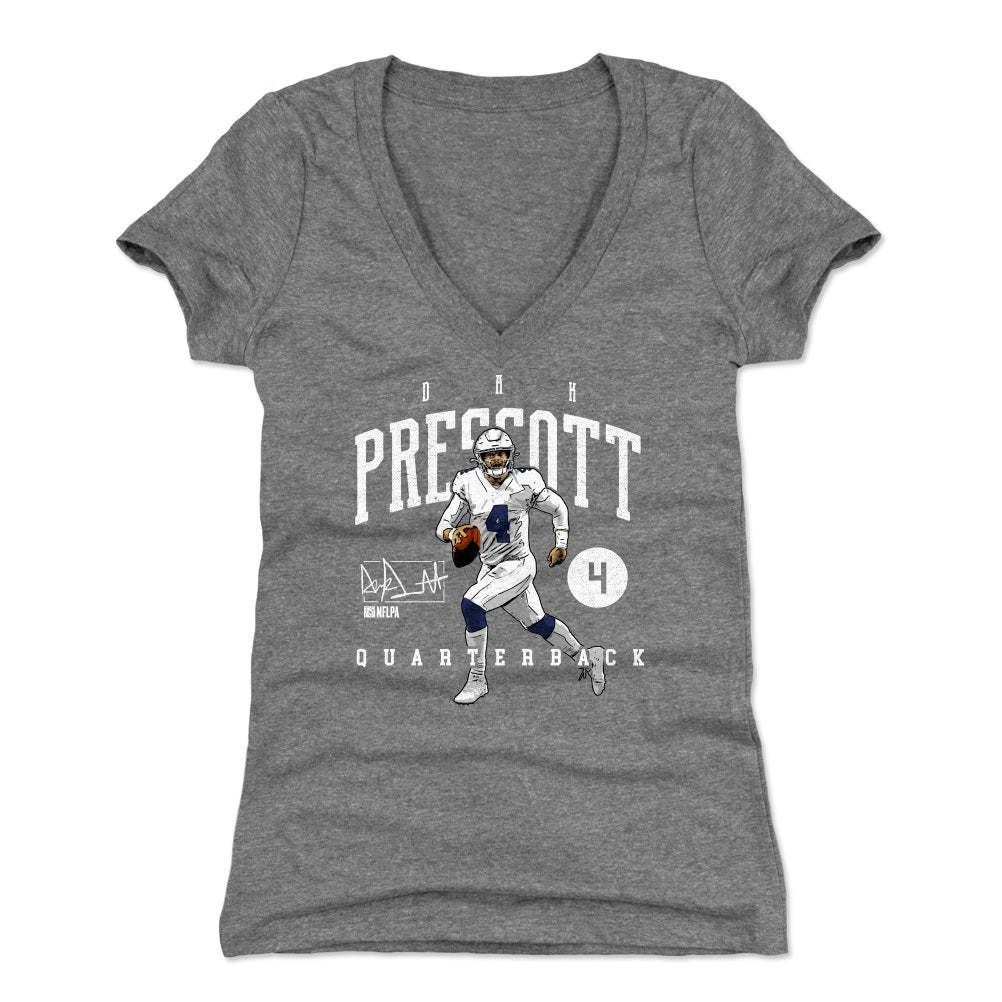 Dak Prescott Women's V-Neck T-Shirt | 500 LEVEL