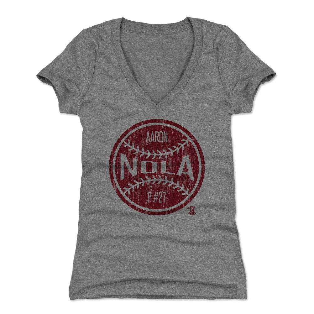 Aaron Nola Women's V-Neck T-Shirt | 500 LEVEL