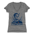 Auston Matthews Women's V-Neck T-Shirt | 500 LEVEL