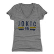 Nikola Jokic Women's V-Neck T-Shirt | 500 LEVEL