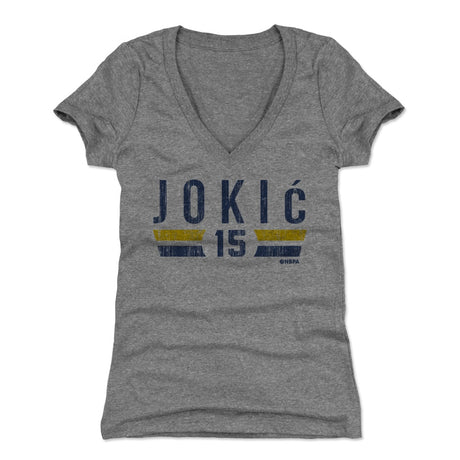 Nikola Jokic Women's V-Neck T-Shirt | 500 LEVEL