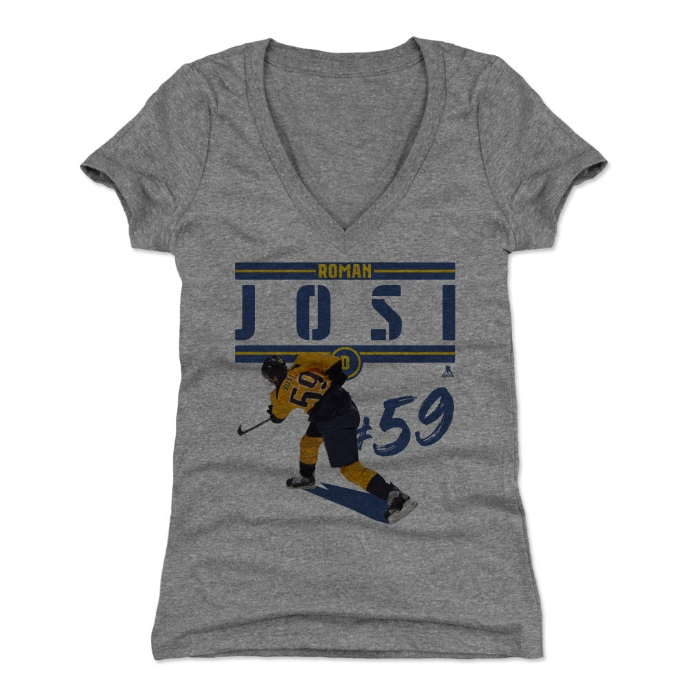 Roman Josi Women's V-Neck T-Shirt | 500 LEVEL