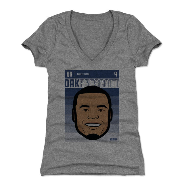 Dak Prescott Women's V-Neck T-Shirt | 500 LEVEL