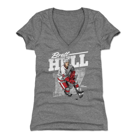 Brett Hull Women's V-Neck T-Shirt | 500 LEVEL