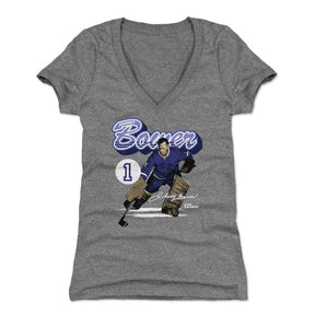 Johnny Bower Women's V-Neck T-Shirt | 500 LEVEL