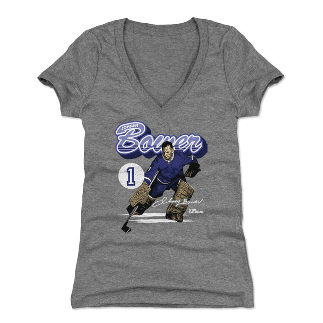 Johnny Bower Women's V-Neck T-Shirt | 500 LEVEL