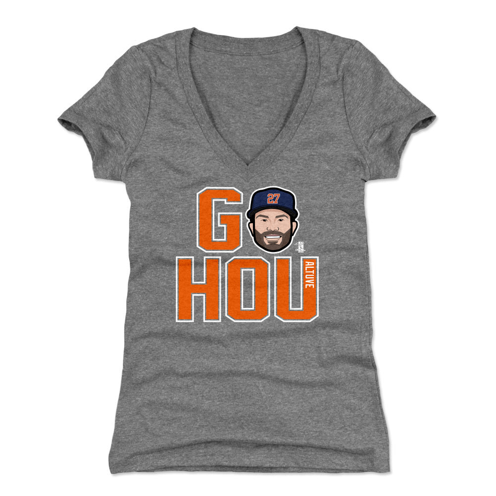 Jose Altuve Women's V-Neck T-Shirt | 500 LEVEL