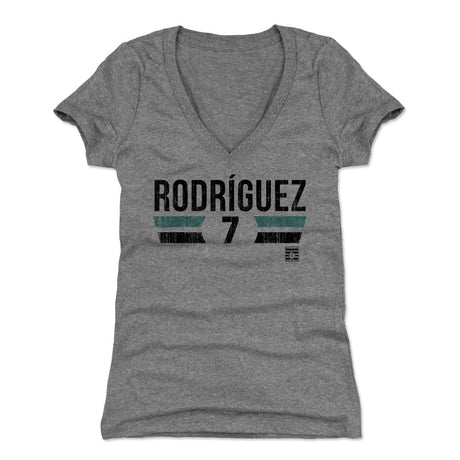 Ivan Rodriguez Women's V-Neck T-Shirt | 500 LEVEL