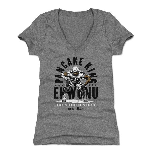 Ickey Ekwonu Women's V-Neck T-Shirt | 500 LEVEL