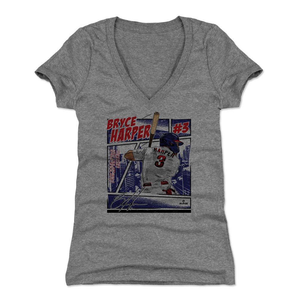 Bryce Harper Women's V-Neck T-Shirt | 500 LEVEL