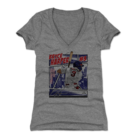 Bryce Harper Women's V-Neck T-Shirt | 500 LEVEL