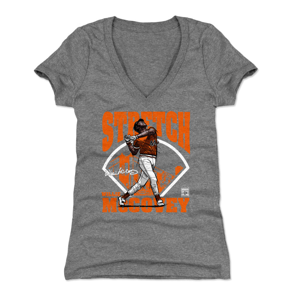 Willie McCovey Women's V-Neck T-Shirt | 500 LEVEL