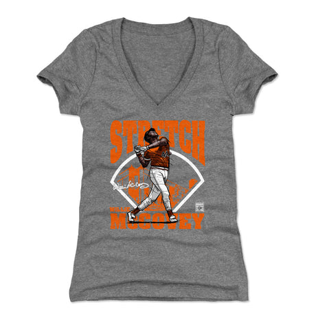 Willie McCovey Women's V-Neck T-Shirt | 500 LEVEL