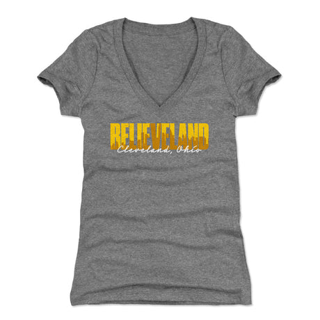 Cleveland Women's V-Neck T-Shirt | 500 LEVEL