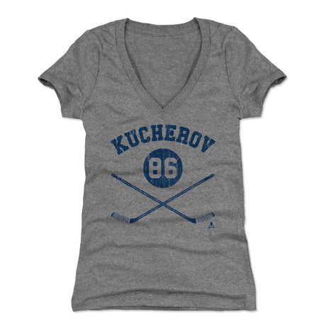 Nikita Kucherov Women's V-Neck T-Shirt | 500 LEVEL