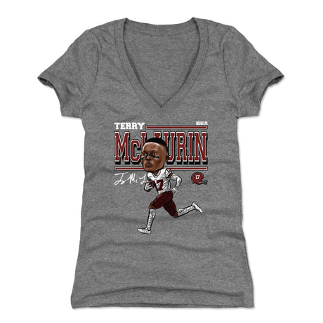 Terry McLaurin Women's V-Neck T-Shirt | 500 LEVEL