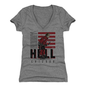 Bobby Hull Women's V-Neck T-Shirt | 500 LEVEL