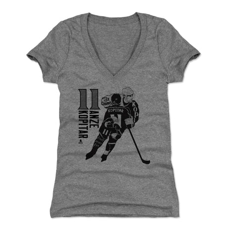 Anze Kopitar Women's V-Neck T-Shirt | 500 LEVEL