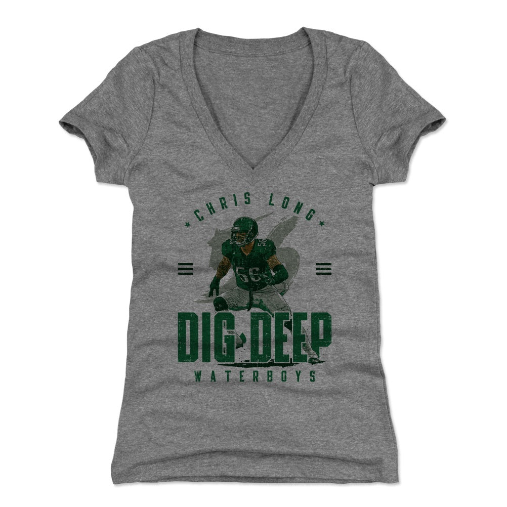 Chris Long Women's V-Neck T-Shirt | 500 LEVEL
