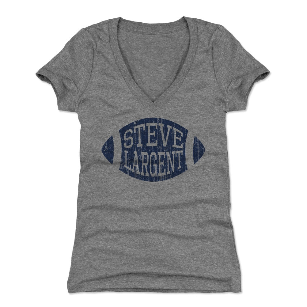 Steve Largent Women's V-Neck T-Shirt | 500 LEVEL