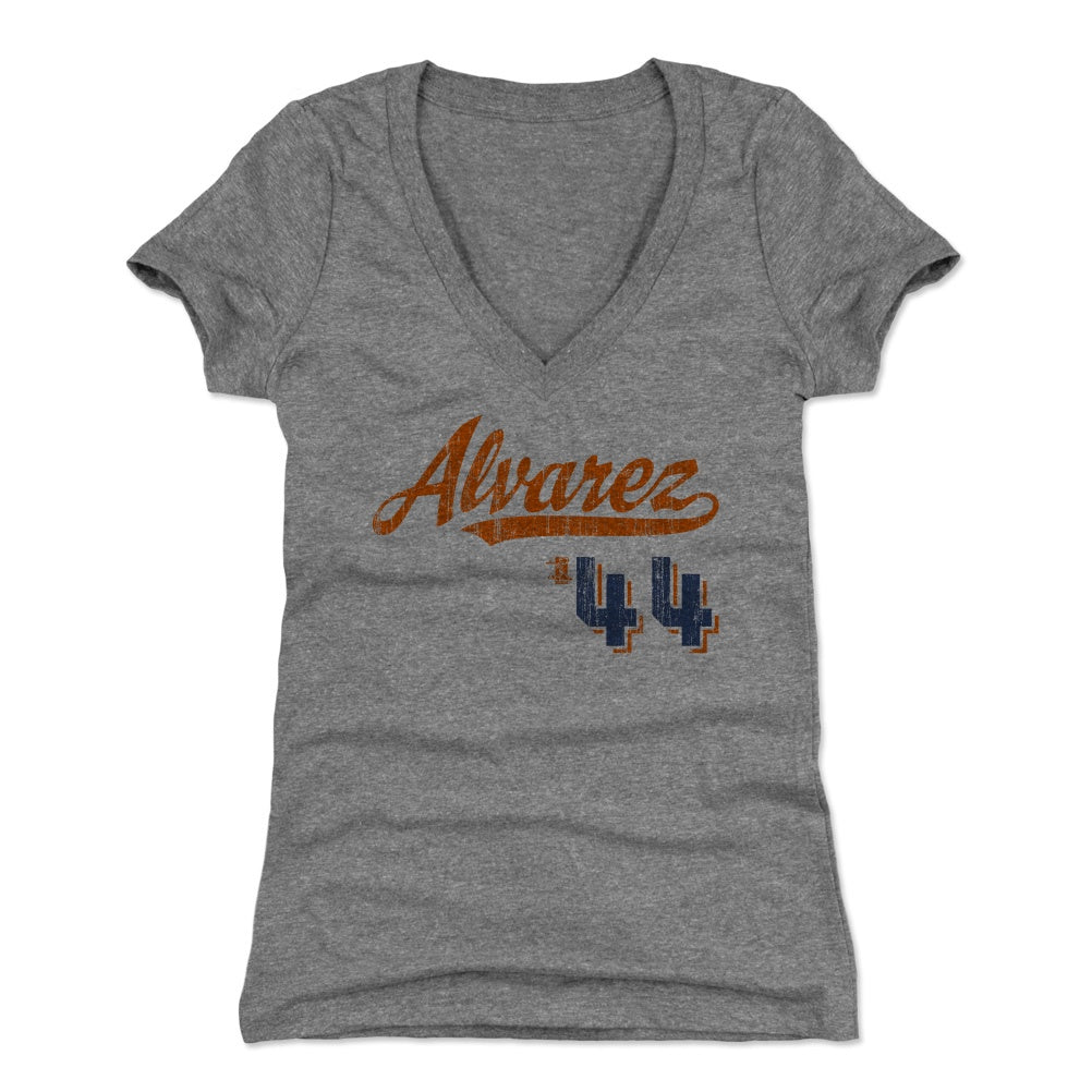 Yordan Alvarez Women's V-Neck T-Shirt | 500 LEVEL