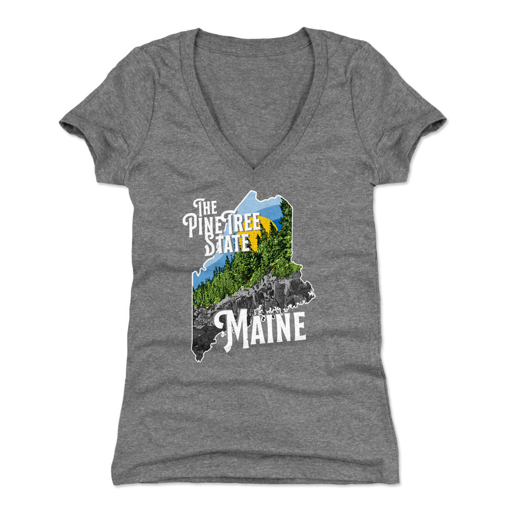 Maine Women's V-Neck T-Shirt | 500 LEVEL