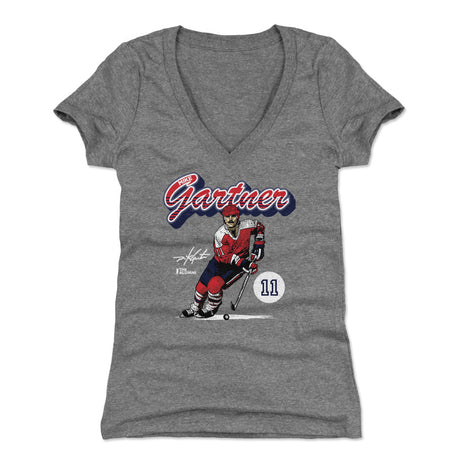Mike Gartner Women's V-Neck T-Shirt | 500 LEVEL