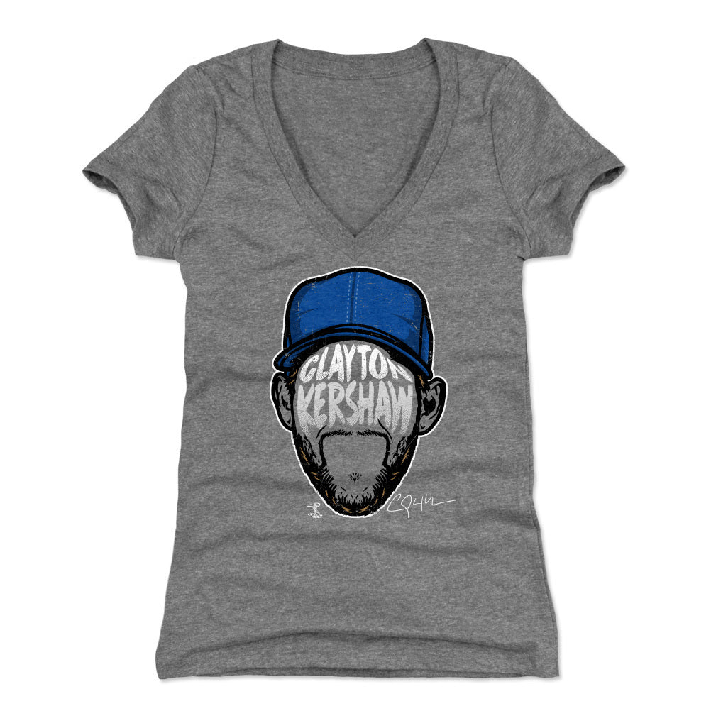 Clayton Kershaw Women's V-Neck T-Shirt | 500 LEVEL