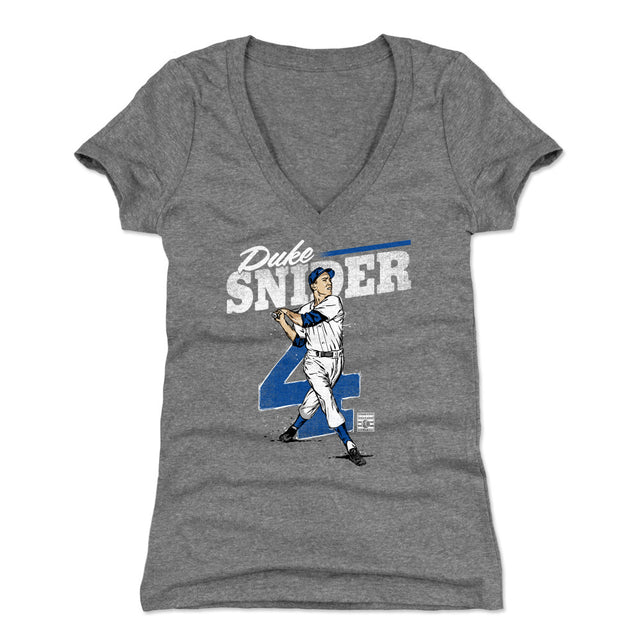 Duke Snider Women's V-Neck T-Shirt | 500 LEVEL