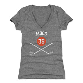 Andy Moog Women's V-Neck T-Shirt | 500 LEVEL