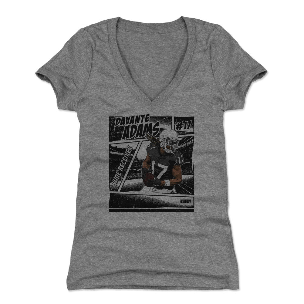 Davante Adams Women&#39;s V-Neck T-Shirt | 500 LEVEL