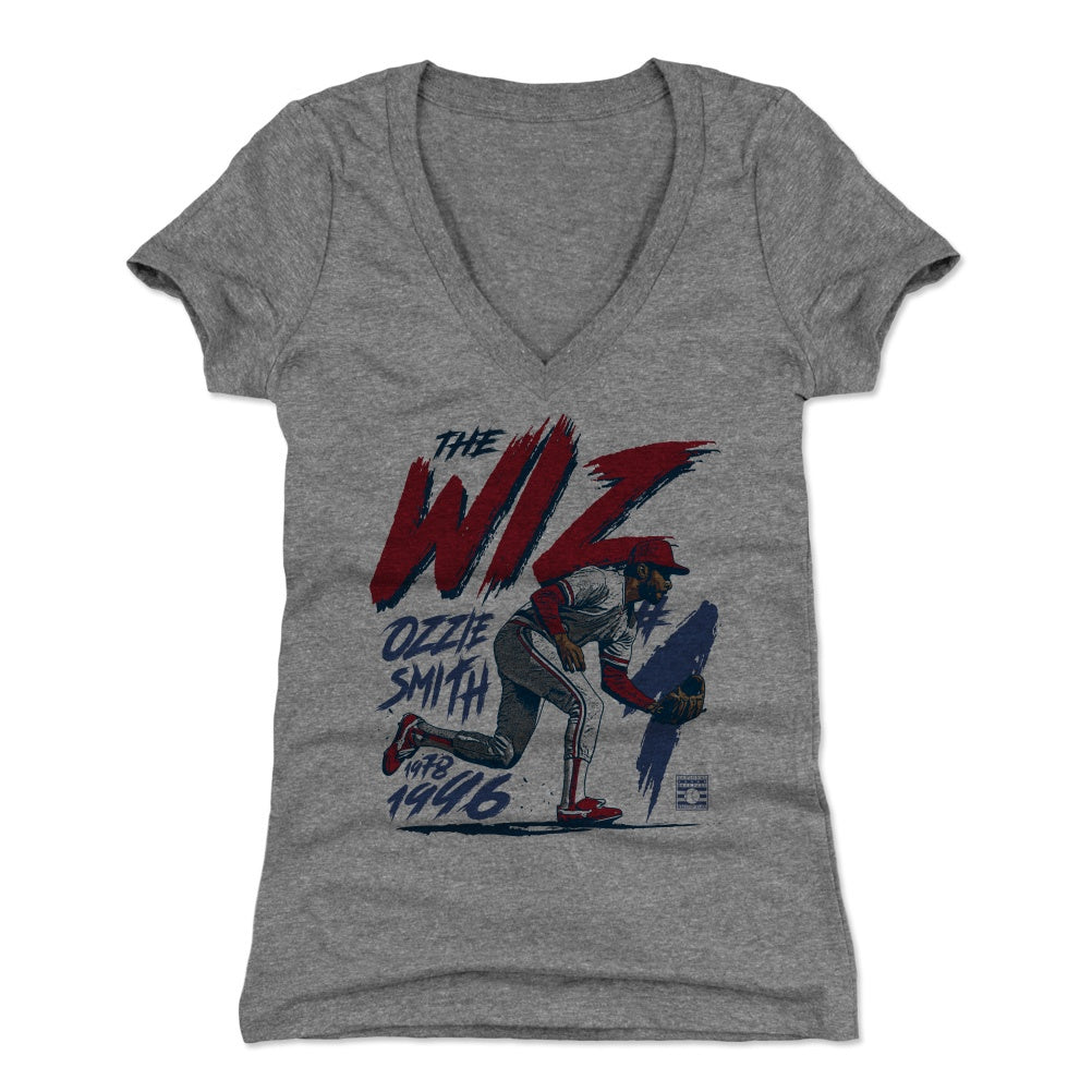 Ozzie Smith Women&#39;s V-Neck T-Shirt | 500 LEVEL