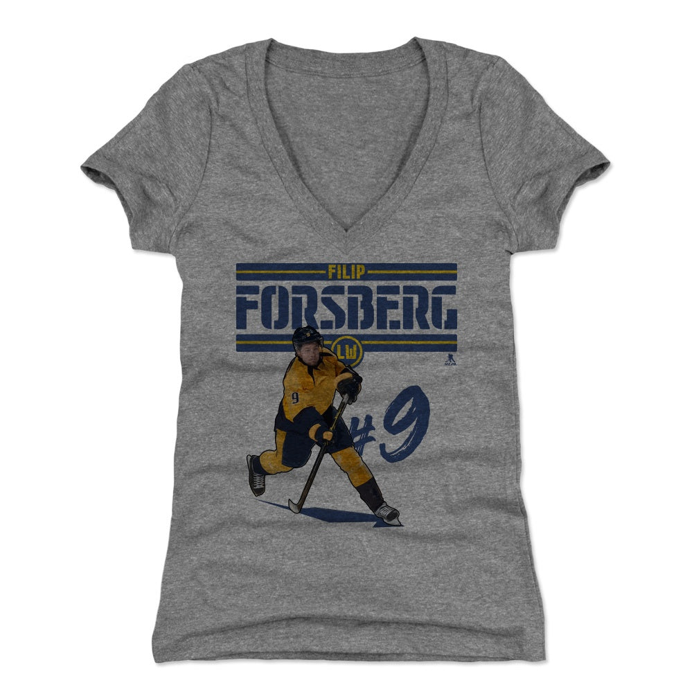 Filip Forsberg Women's V-Neck T-Shirt | 500 LEVEL